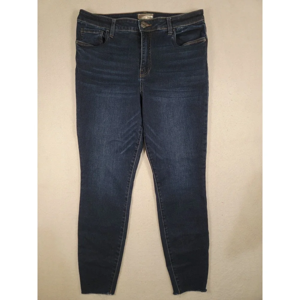Kut from‎ the Kloth stretch jeans: Donna High Rise Ankle Skinny, Women's Size 12